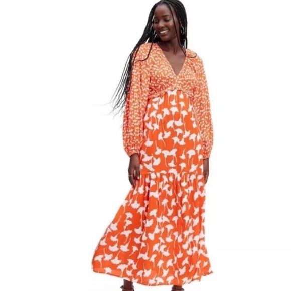 Diane Von Furstenberg Dresses & Skirts - DVF X Target Ginkgo Maxi Dress